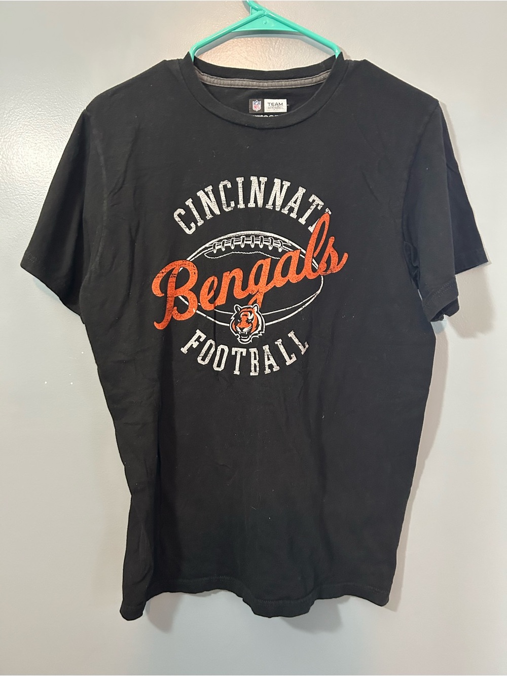 NFL Cincinnati Bengals Black & Orange Graphic Tee